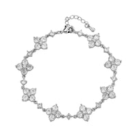 Flower Rhinestone Bracelet